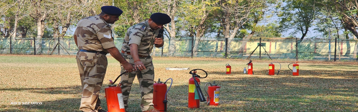 CISF – FIRE SAFETY DRILL